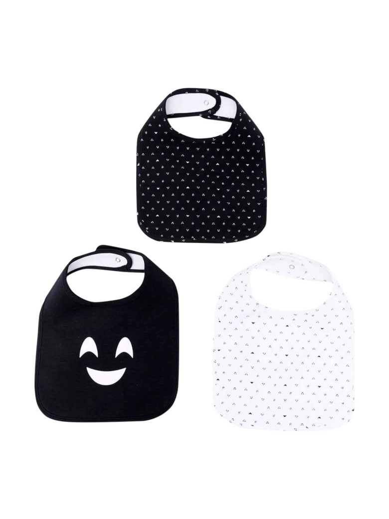 Emporio Armani Pair Of Blue Bibs - Blu