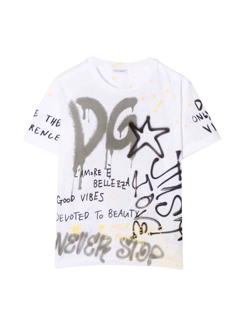 Dolce & Gabbana White Baby T-shirt - Bianco