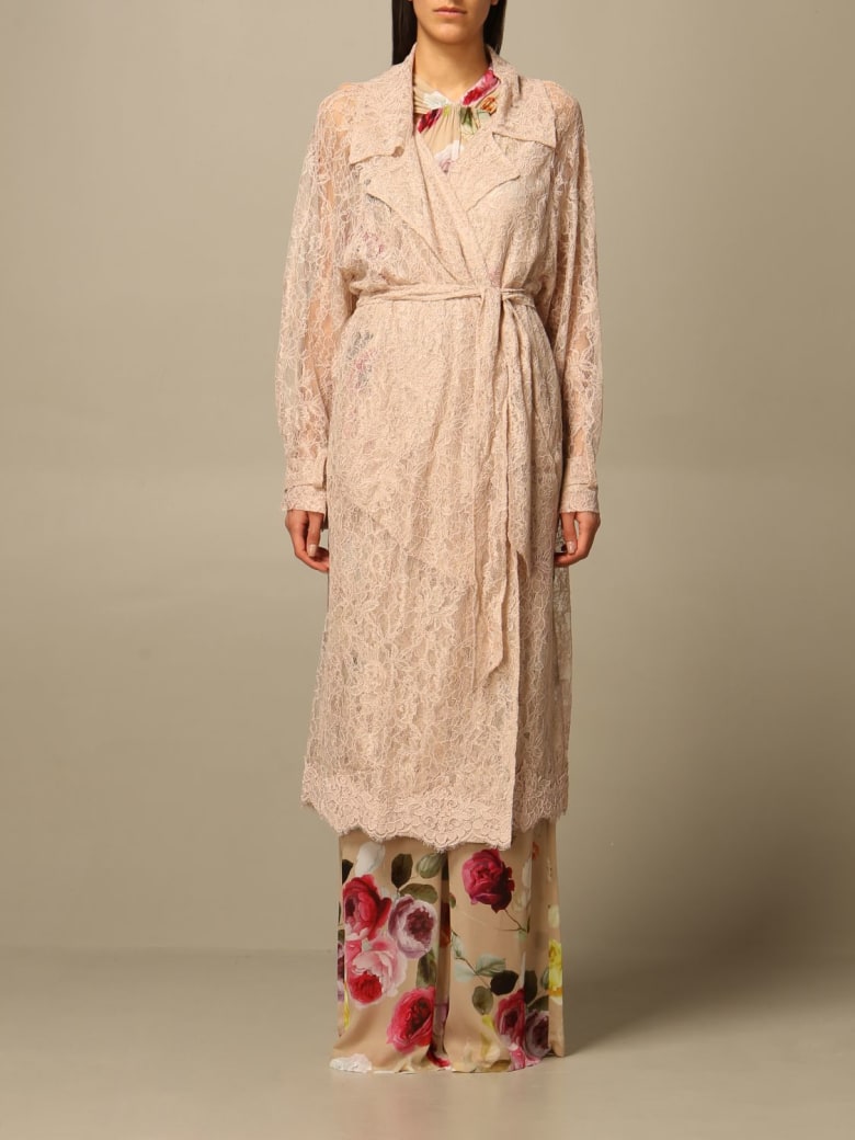Anna Molinari Trench Coat Coat Women Anna Molinari - Blush Pink