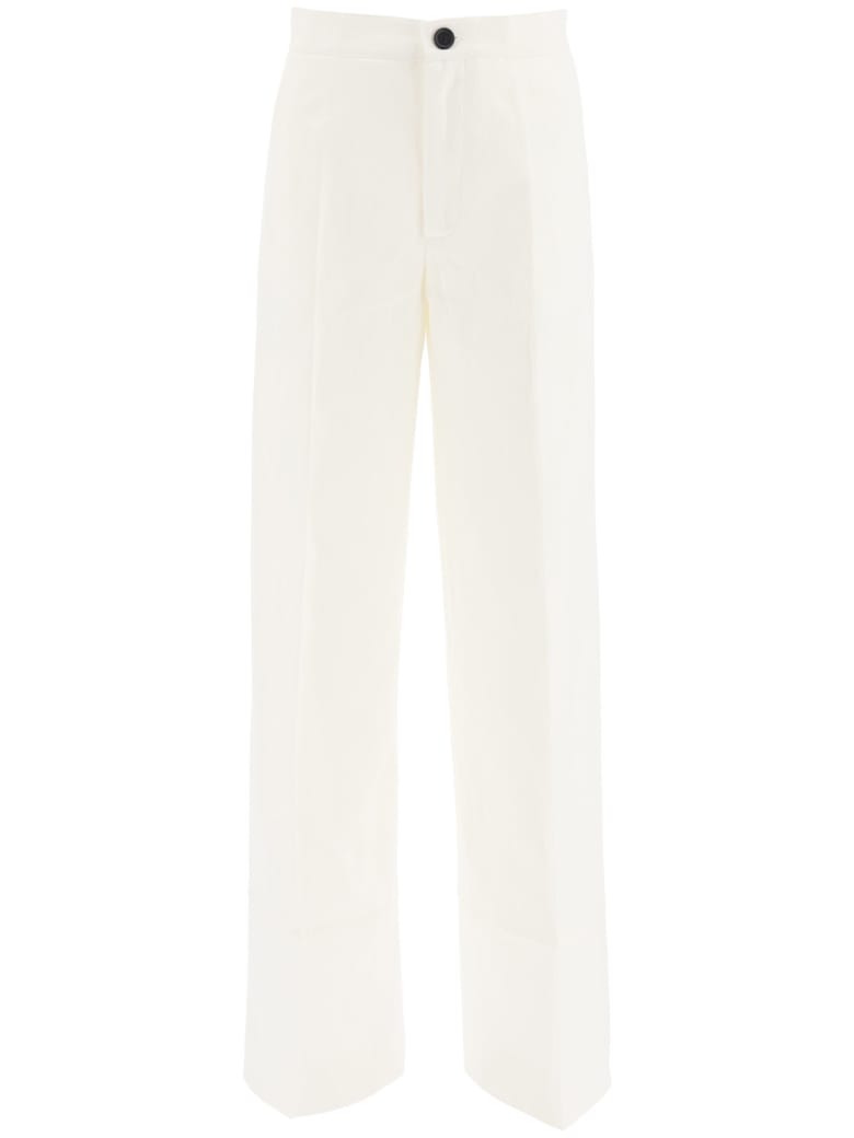 Colville Palazzo Trousers - WHITE (White)