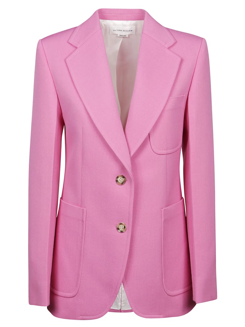 Victoria Beckham Fitted Jacket - Bright Pink