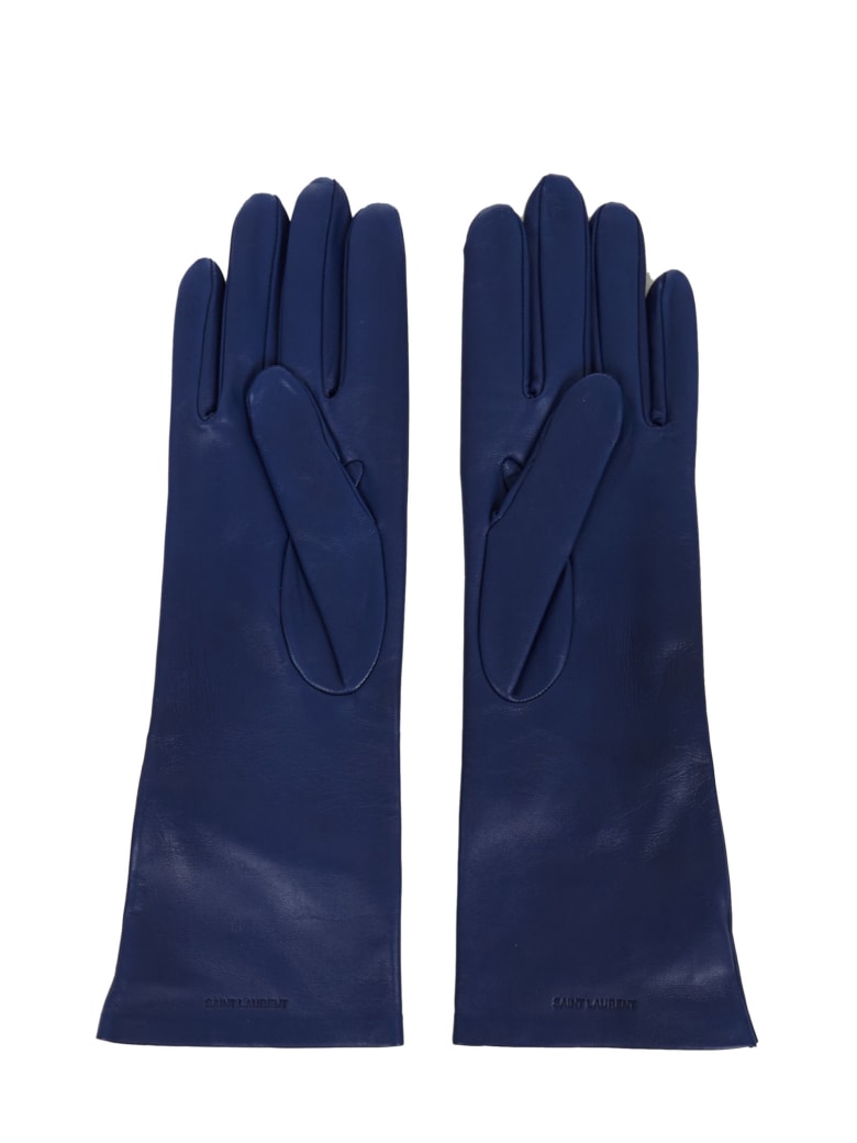 Saint Laurent Gloves - Blue