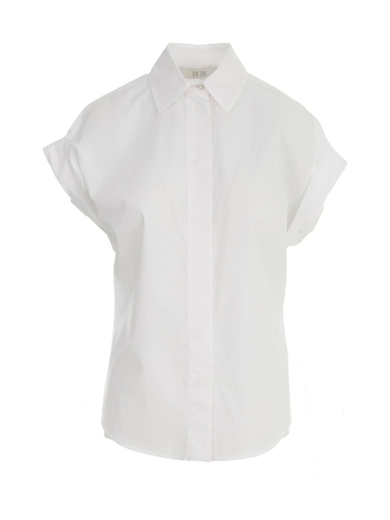 19.70 Nineteen Seventy S/s Shirt - White