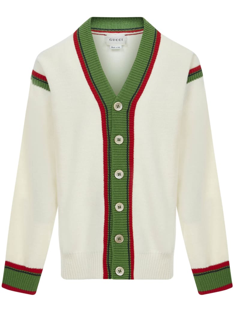Gucci Junior Cardigan - White