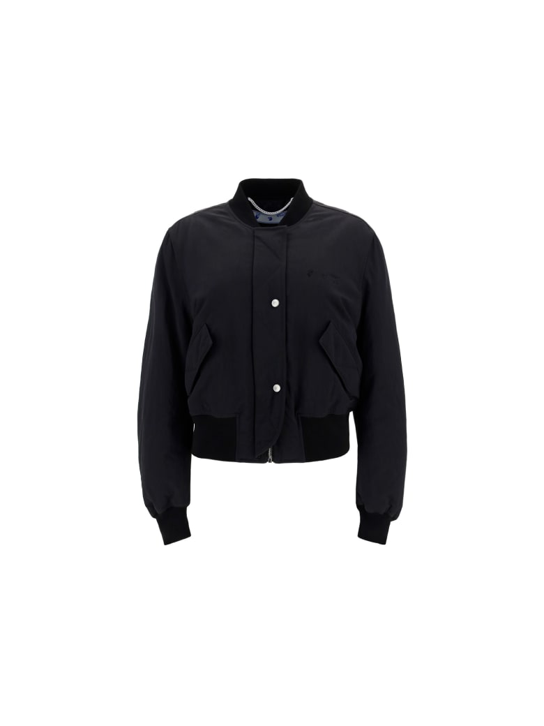 Off-White Bomber Jacket - Black no color