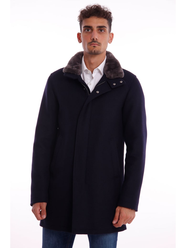 herno diagonal coat