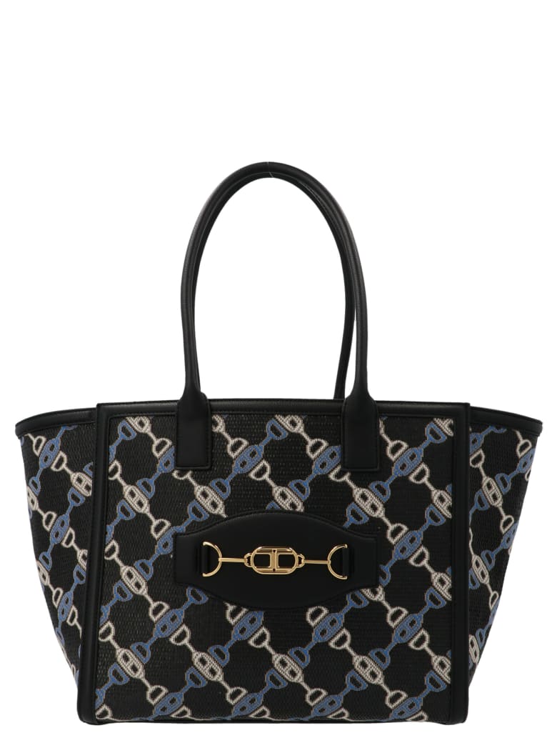 Elisabetta Franchi 'chain' Bag - Black