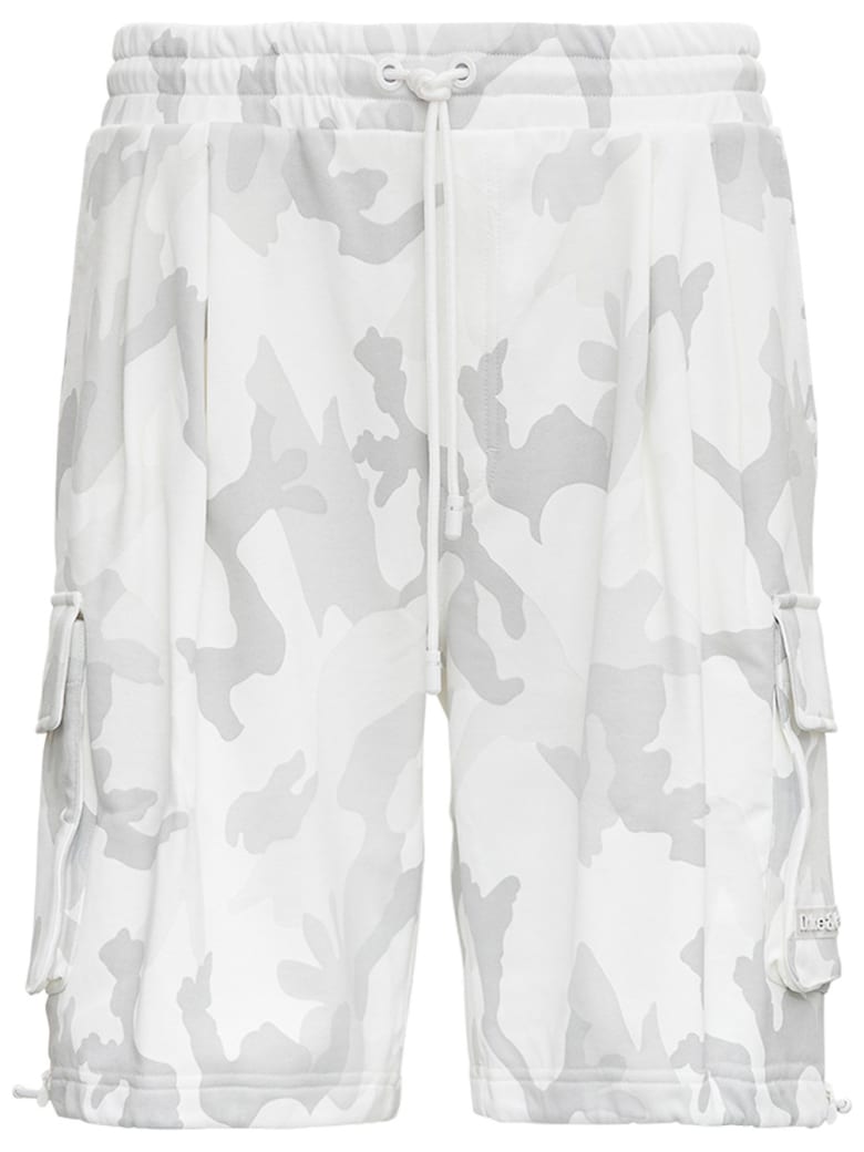 Dolce & Gabbana Camouflage Jersey Bermuda Shorts - White