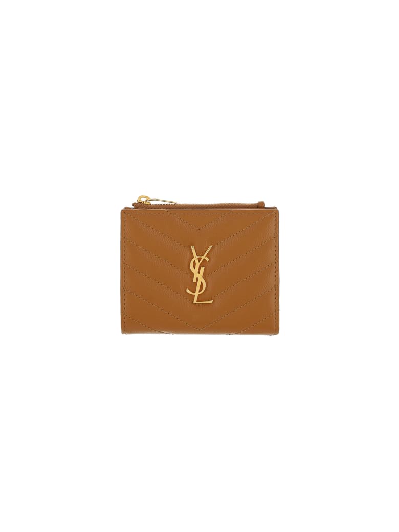 Saint Laurent Wallet - Naturel dark