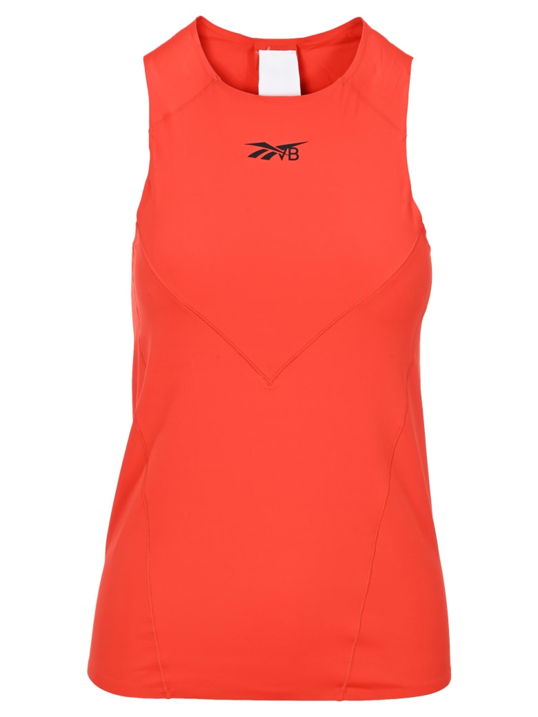 Reebok x Victoria Beckham Low-impact Logo Performance Tank Top - RED