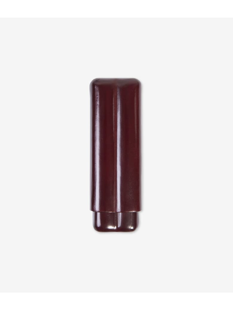 Larusmiani Two Cigar Holder "reyes Del Morro" - burgundy