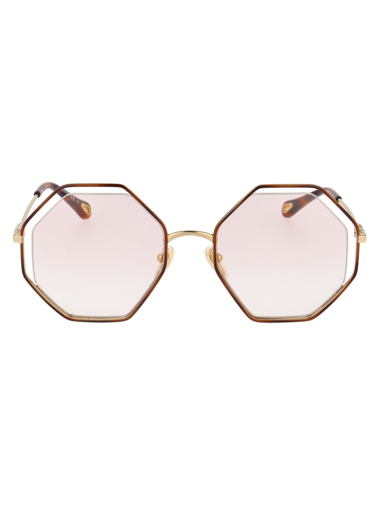 chloe hexagon glasses