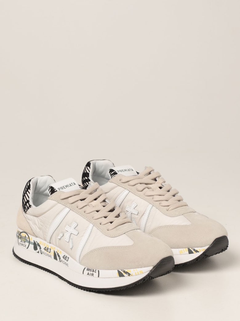 Premiata Sneakers Conny Premiata Sneakers In Nylon And Suede |  EdifactoryShops
