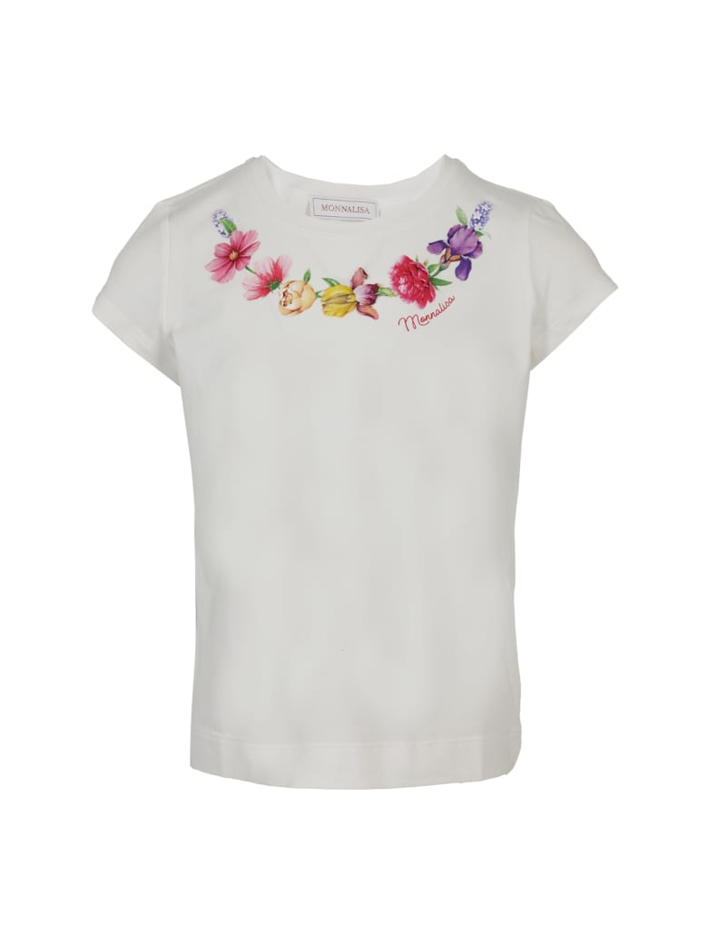 Monnalisa T-shirt - Panna