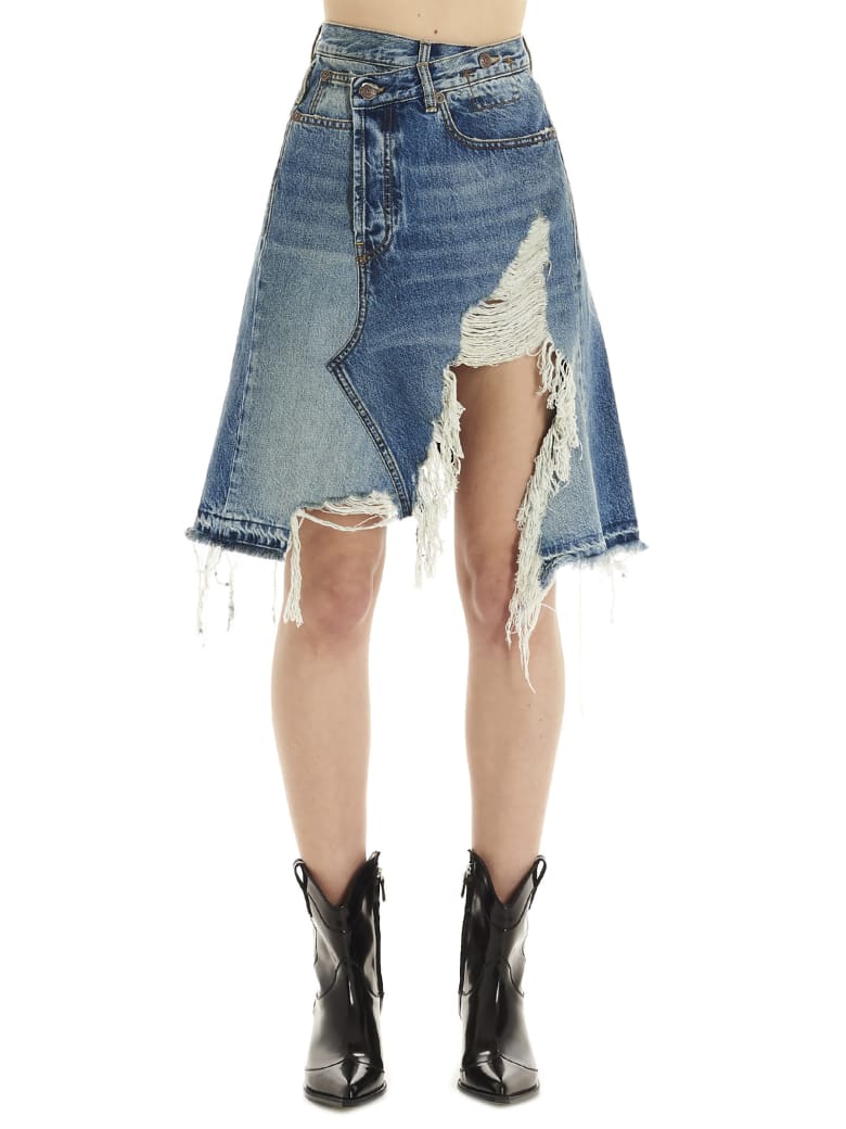 R13 Skirt - Light blue