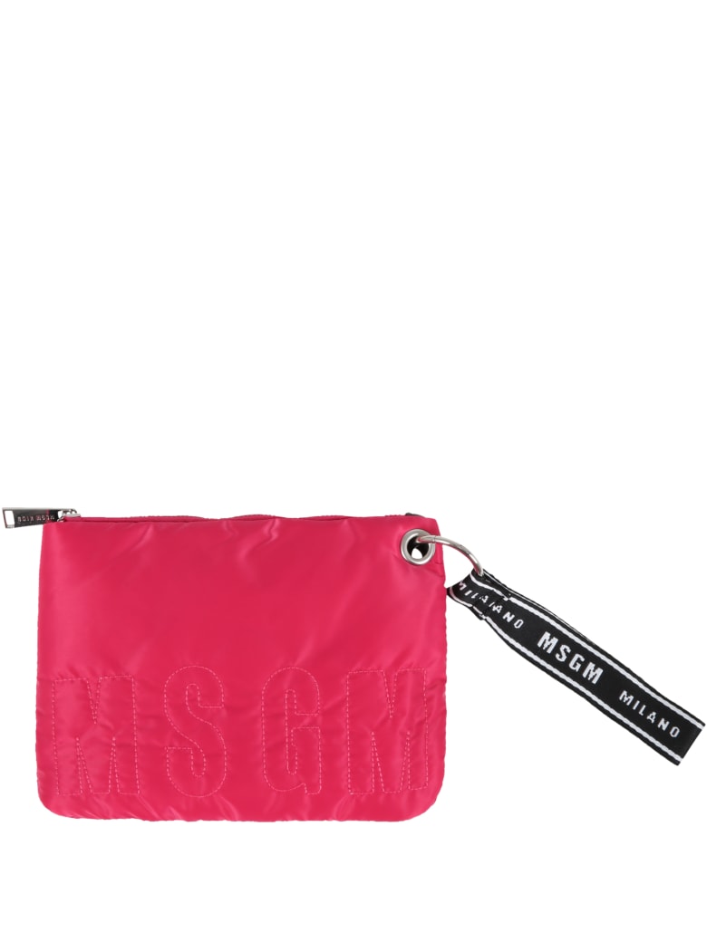 fuchsia clutch