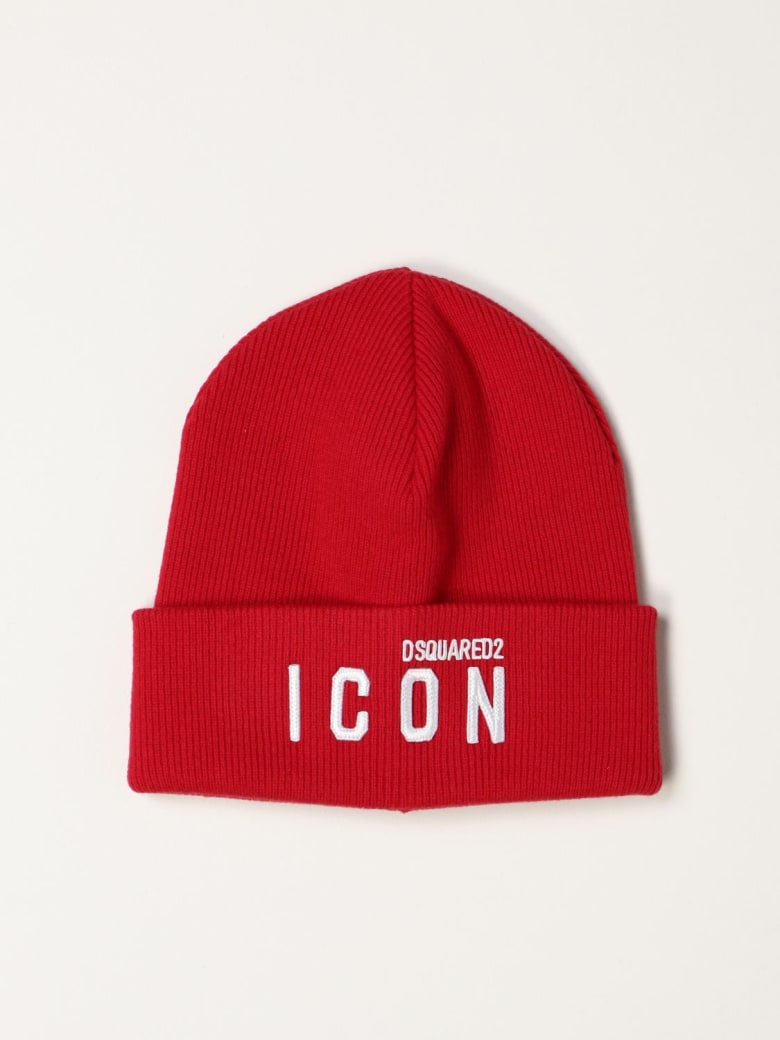 Dsquared2 Hat Icon Dsquared2 Beanie Hat - Red