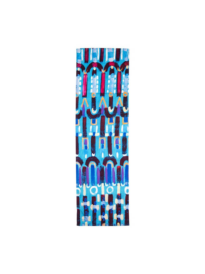 Le Botteghe su Gologone Runner Colores 140x50 Cm - Fantasy Cyan