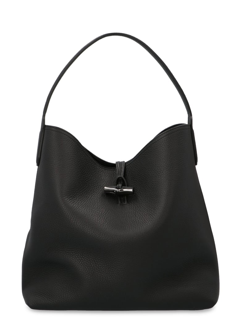 longchamp leather shoulder bag