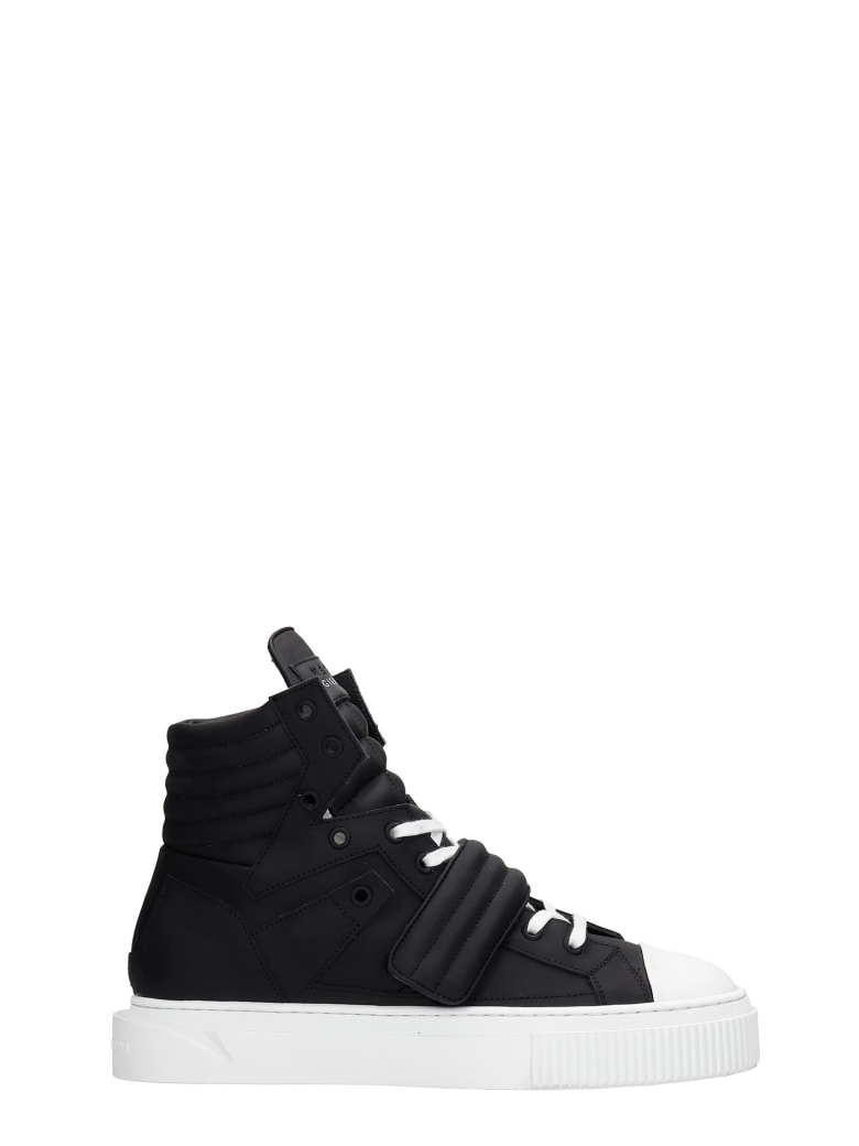 Gienchi Hypnos Sneakers In Black Rubber/plasic - black