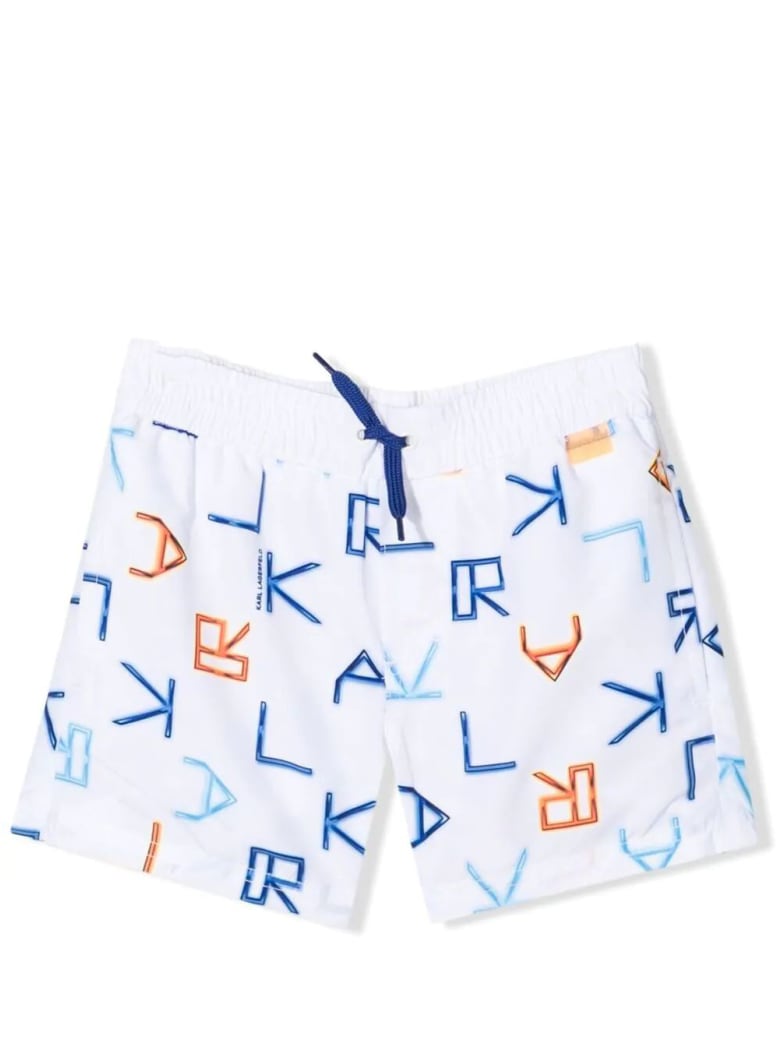 Karl Lagerfeld Kids Swimsuit With Print - Multicolor