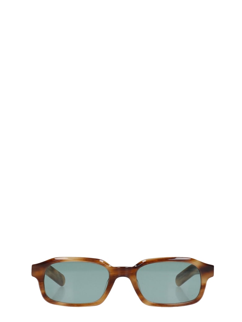 Flatlist Hanky Sunglasses In Brown Pvc - brown