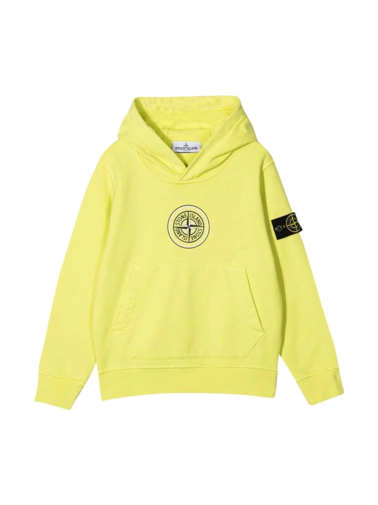 Stone Island Junior Yellow Teen Sweatshirt - Limone