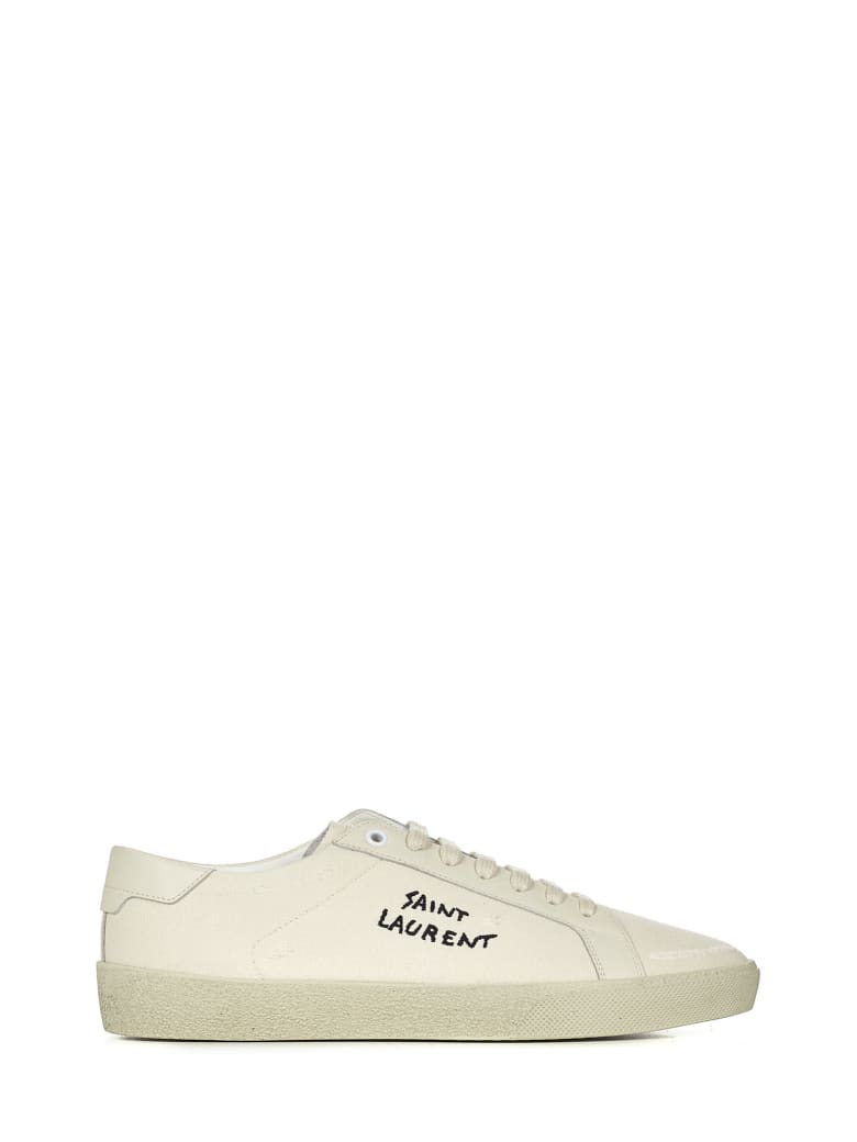 Saint Laurent Court Classic Sl/06 Sneakers - Cream