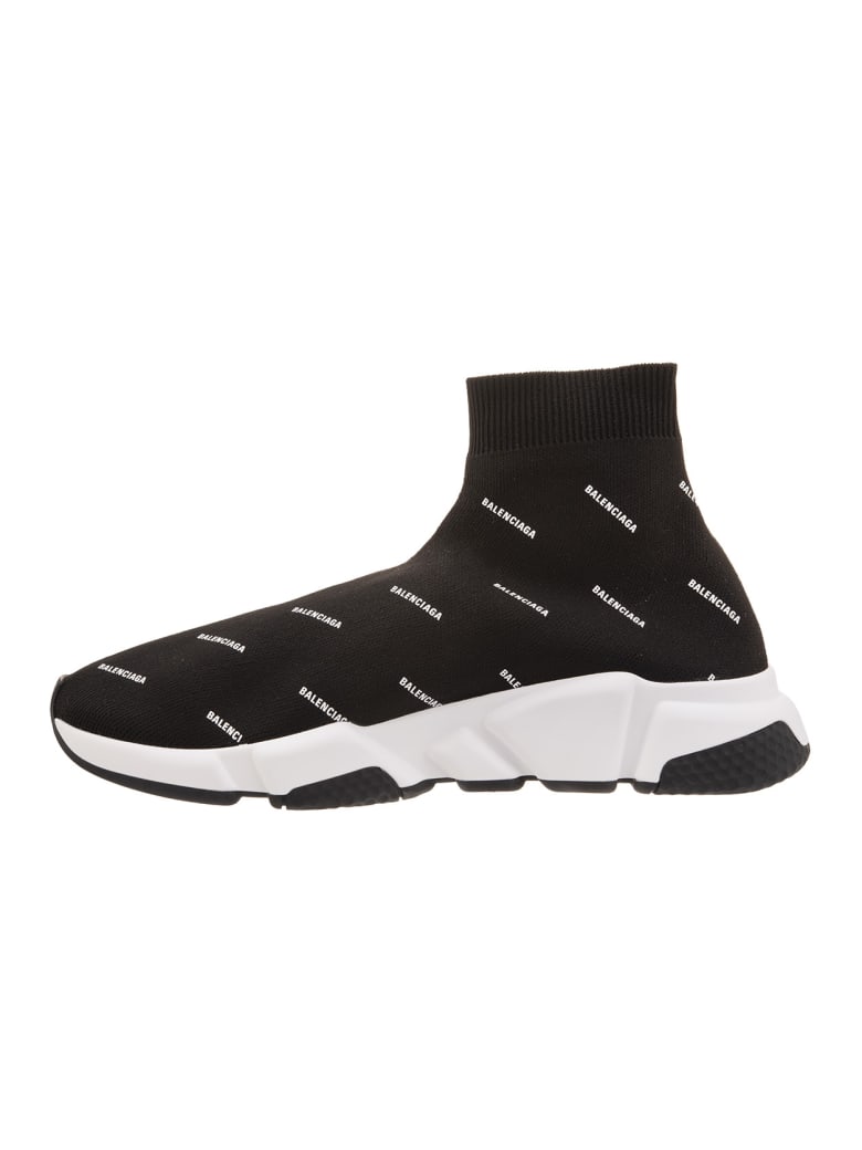 Balenciaga All-over Logo Speed Sneakers | italist, ALWAYS LIKE A SALE