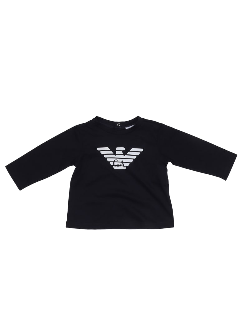 Emporio Armani Cotton T-shirt - BLUE
