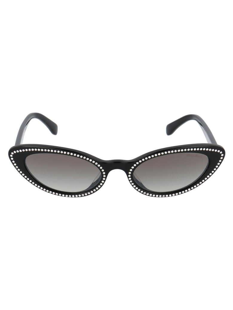 Miu Miu 0mu 09usa Sunglasses - 1415O0 BLACK