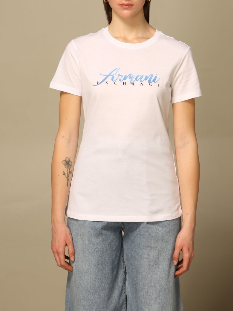 Armani Collezioni Armani Exchange T-shirt Armani Exchange T-shirt With Logo - White