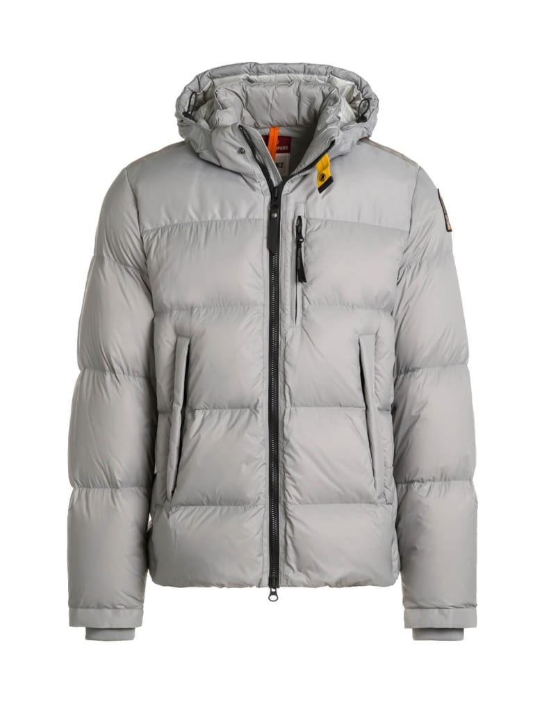 light grey padded coat