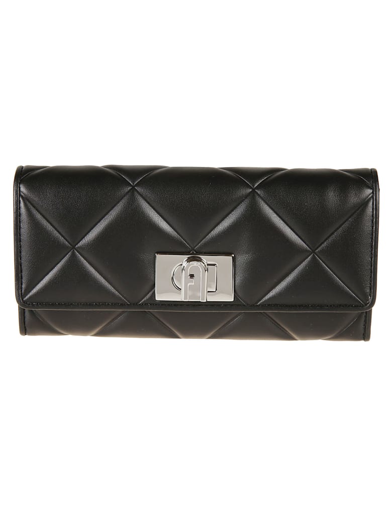 Furla 1927 Continental Wallet - Black