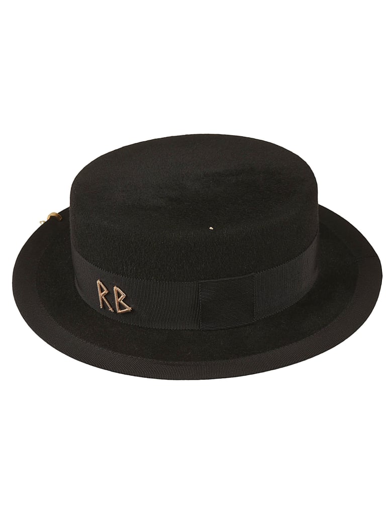 Ruslan Baginskiy Logo Embellished Hat - Black