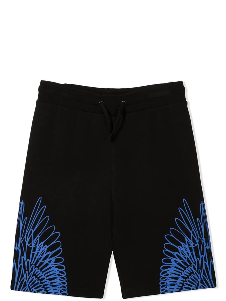 Marcelo Burlon Wings-print Track Shorts - Nero