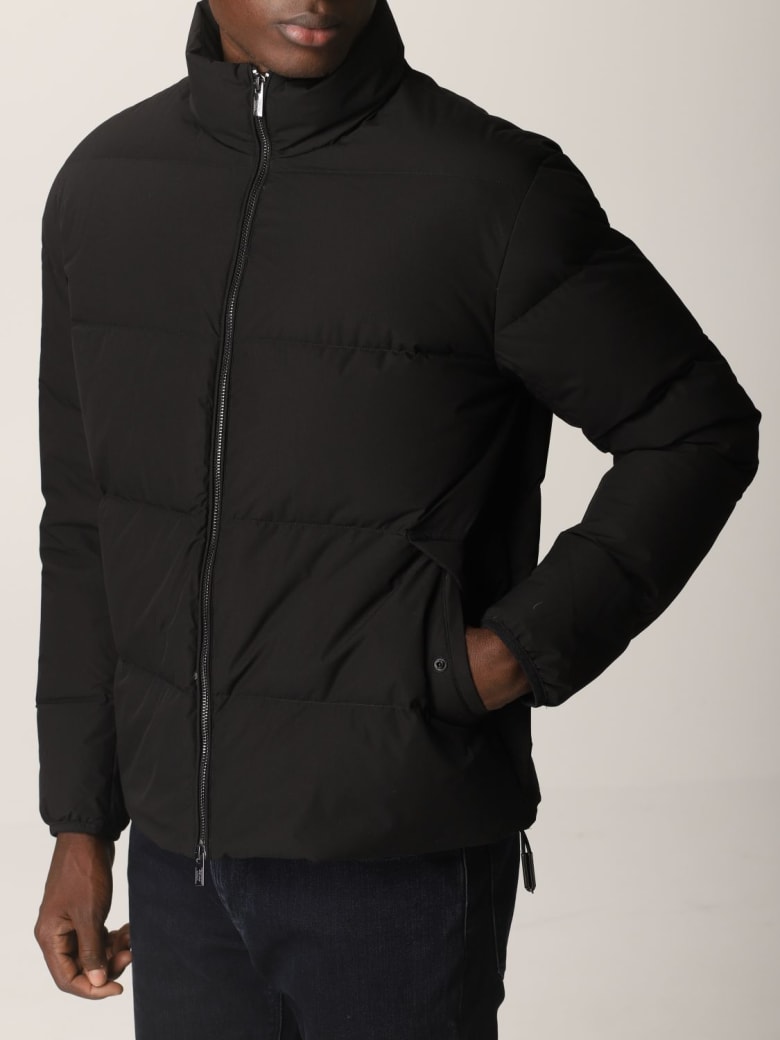 emporio armani quilted nylon down jacket