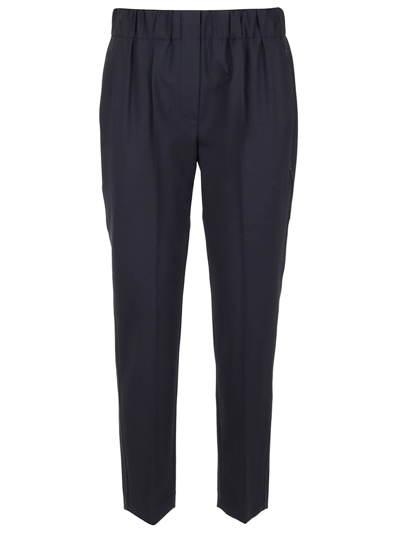 Brunello Cucinelli Pleanted Baggy Pants - Blu