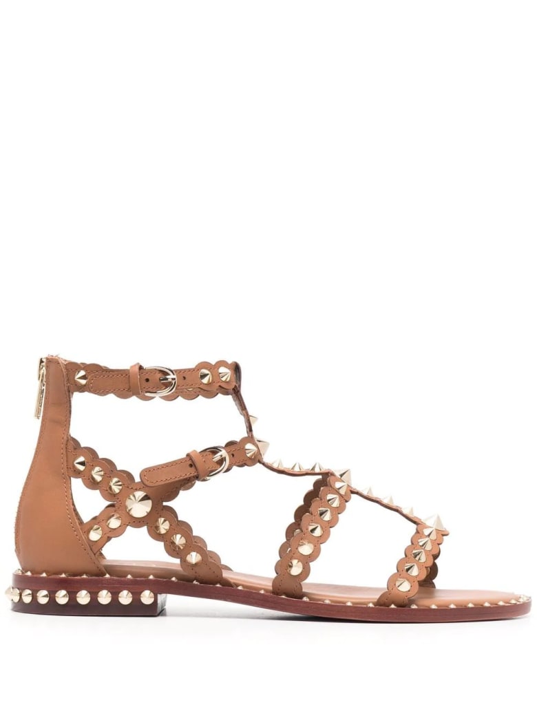 Ash Woman Brown Pixel Sandal - Cinnamon