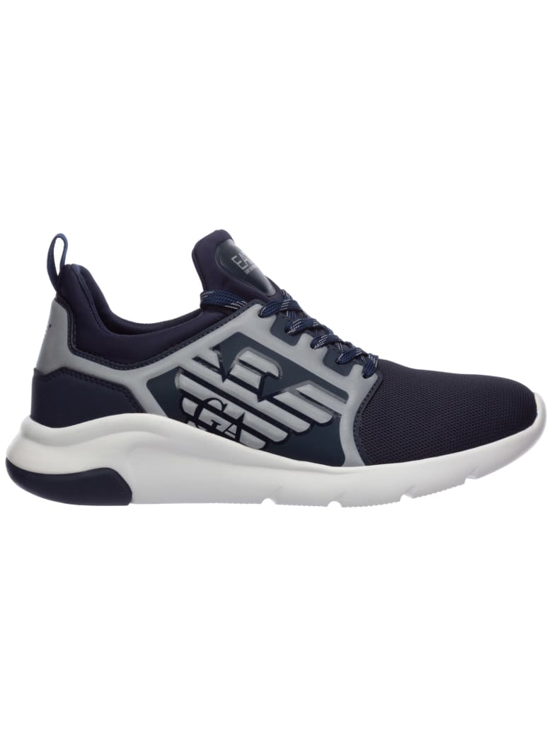 EA7 Emporio Armani Ea7 B721 Sneakers - Navy - Silver