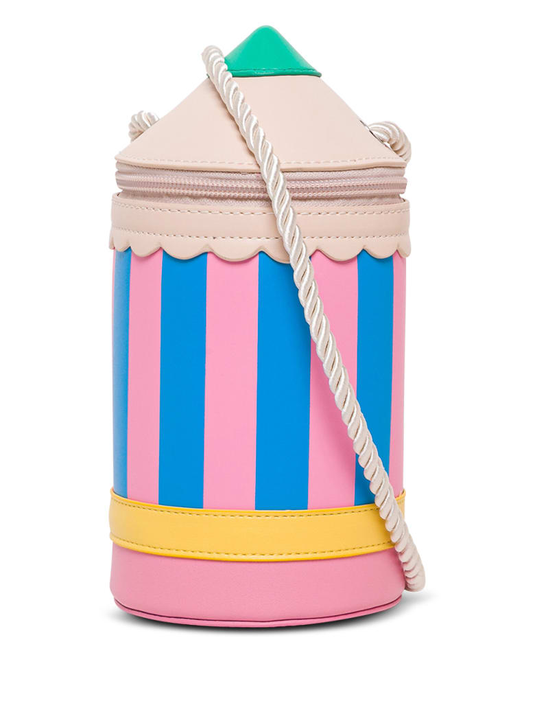 Stella McCartney Kids Multicolor Pencil Shoulder Bag In Alter Mat - Multicolor