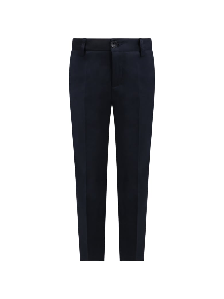 Dondup Blue Pants For Boy With Iconic D - Blue