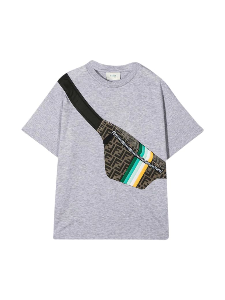 Fendi Gray T-shirt - Melange