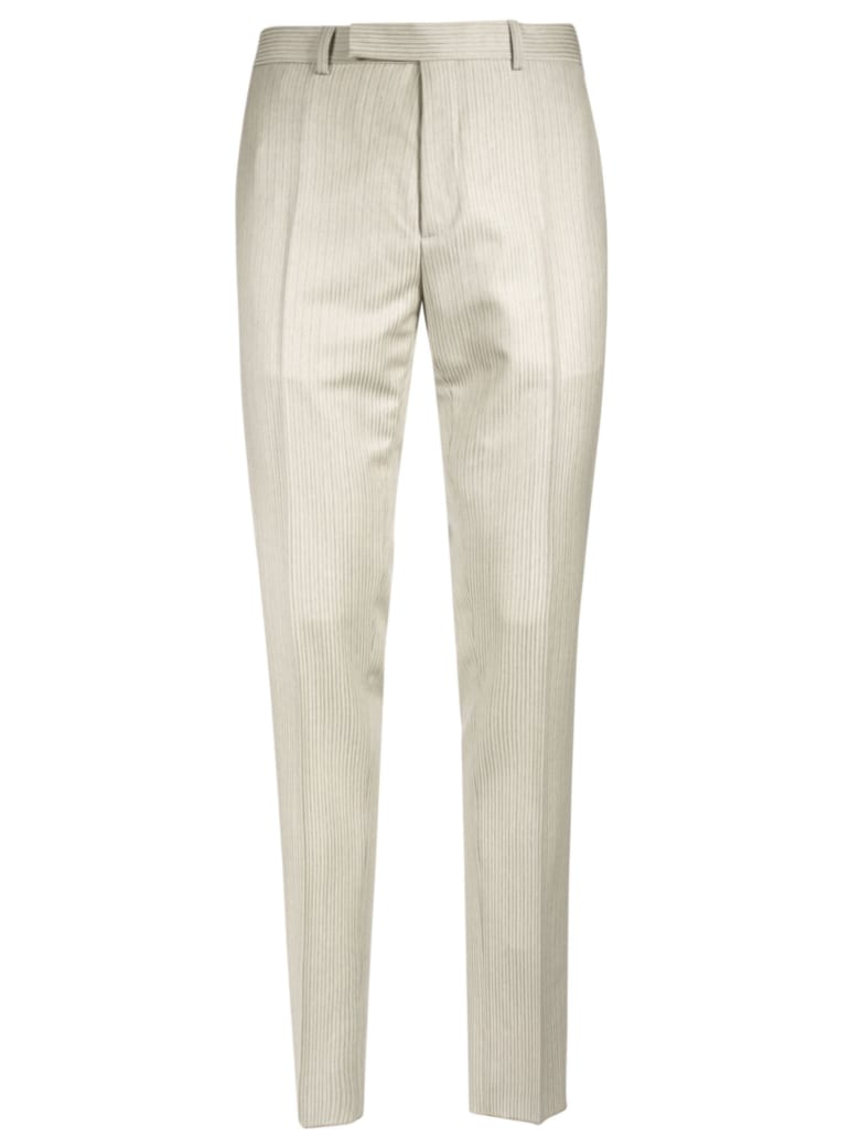 Christian Dior Long Length Fitted Trousers - White