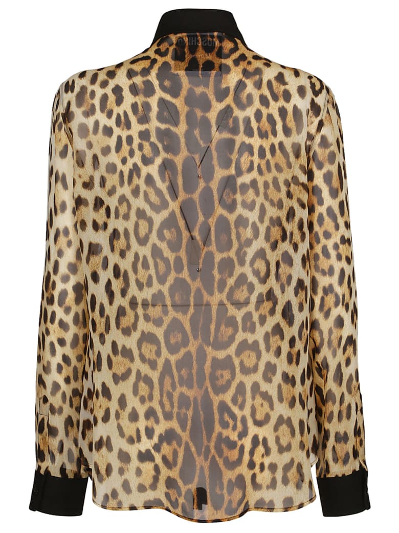Moschino Leopard Printed Shirt | italist, ALWAYS LIKE A SALE