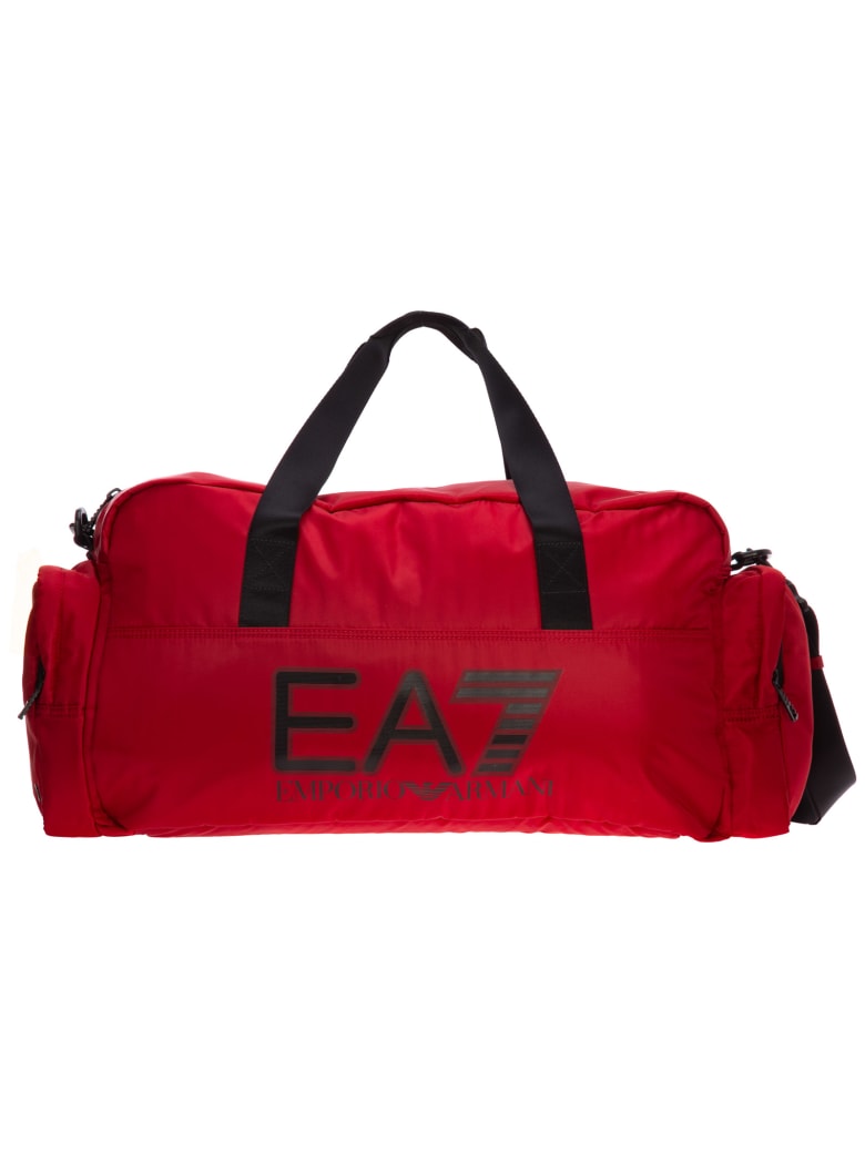 EA7 Emporio Armani Ea7 Double Question Mark Gym Bag - Rosso