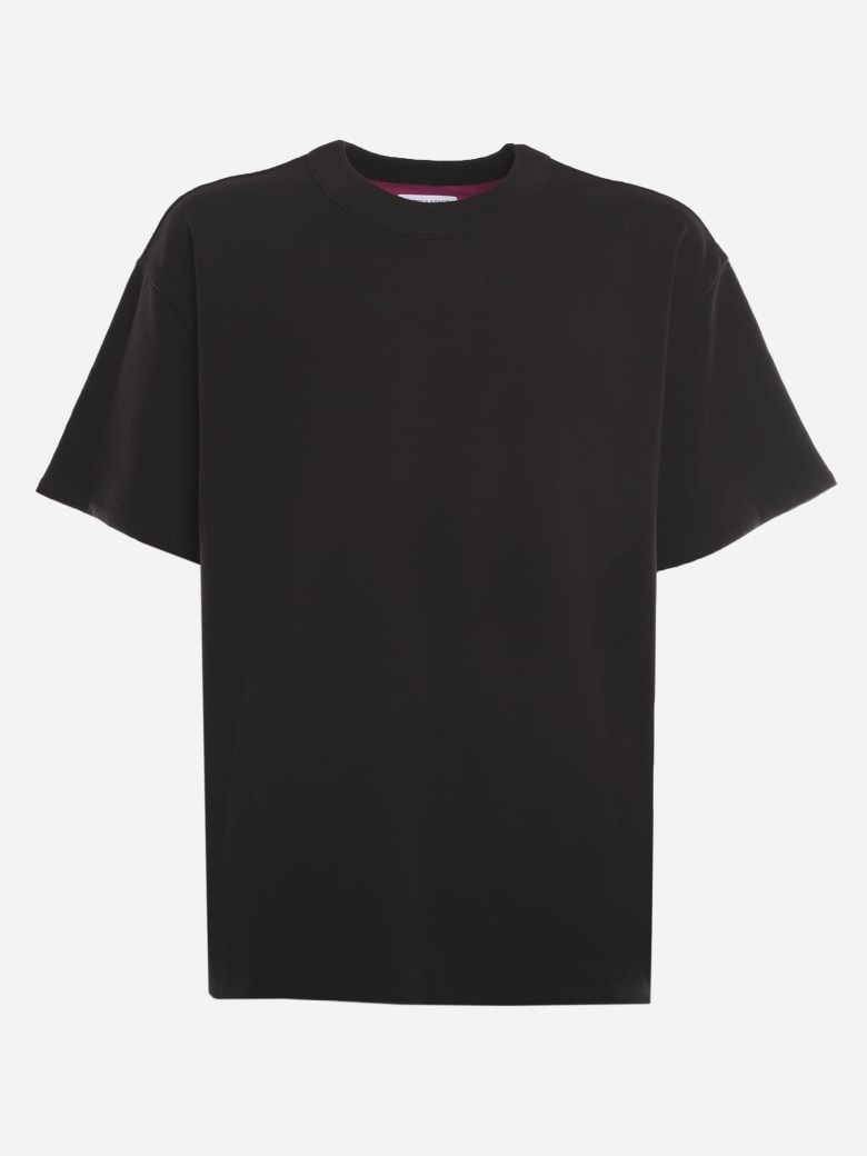 Bottega Veneta Basic Double Layer Cotton T-shirt - Foundant
