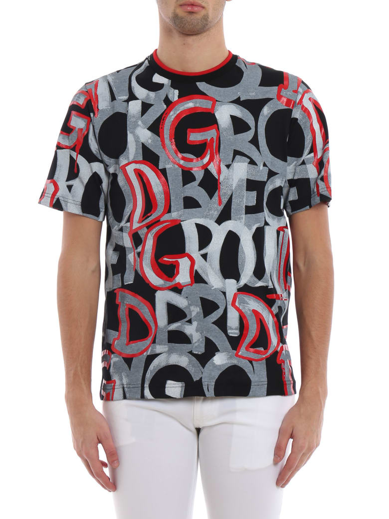 Dolce & Gabbana Graffiti T-shirt | italist, ALWAYS LIKE A SALE
