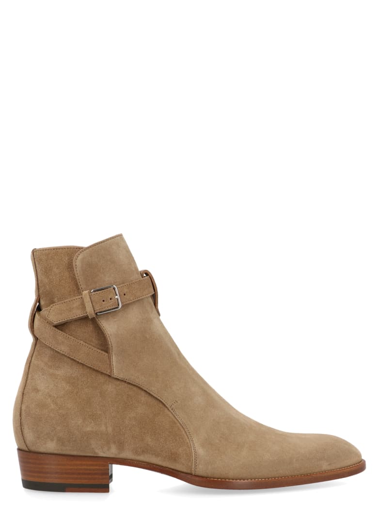Saint Laurent 'wyatt' Shoes - Beige
