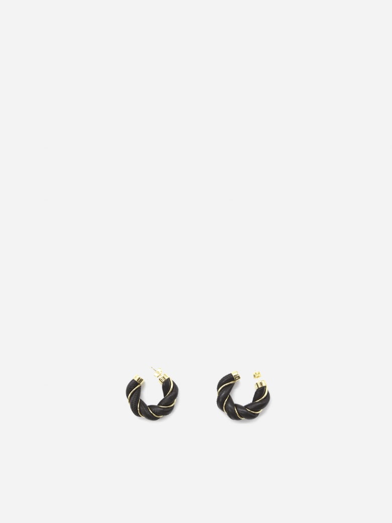 Bottega Veneta Silver And Tassel Earrings - Fondant